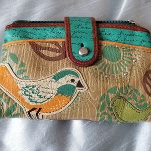 Fossil bird wallet